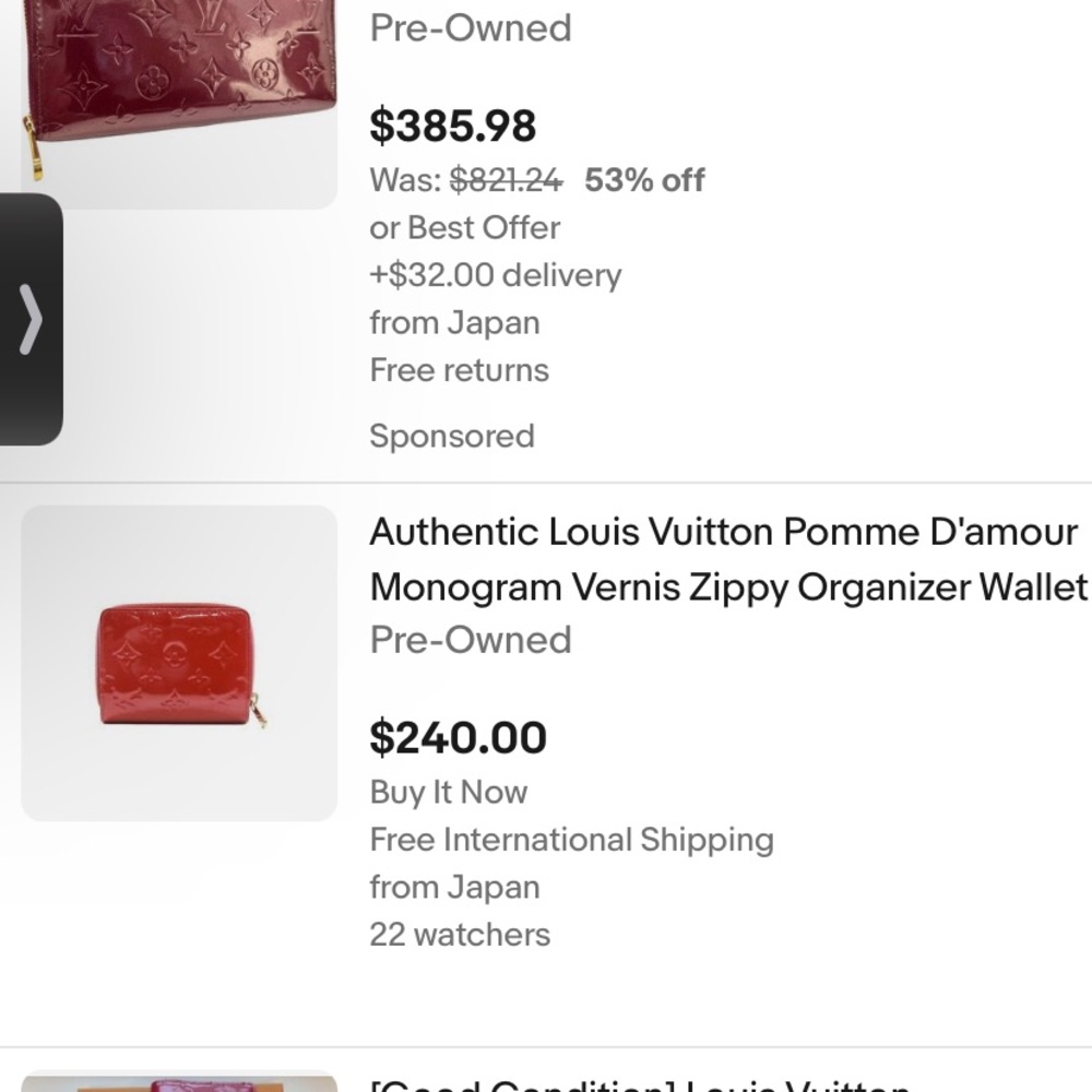 COPY - Louis Vuitton Red Vernis Agenda PM - Picture 14 of 16